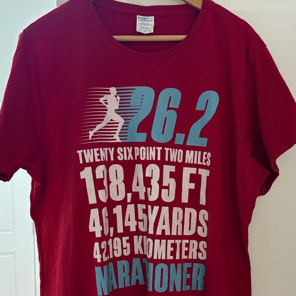 Brand New Never Worn Red Marathoner T-Shirt